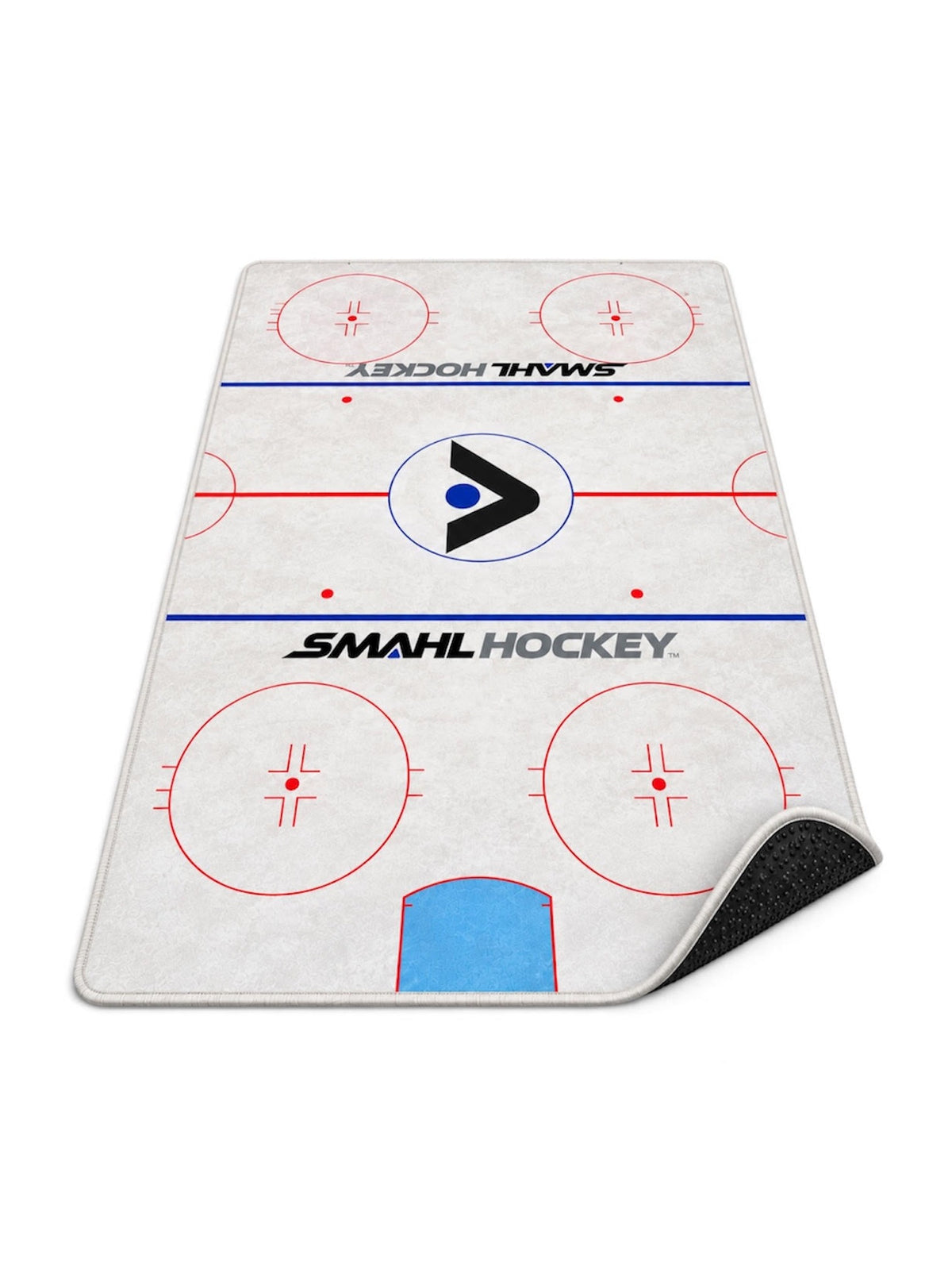 SMAHL Hockey Game Zone Mat 5' x 7' rink-design floor mat
